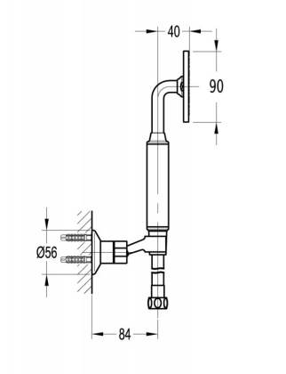 ECO-KD-NOP Ручной душ со шлангом и держателем, чёрный матовый