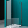 Душевой уголок BelBagno KRAFT-P-1-90-C-Cr-R