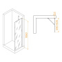 Душевая перегородка RGW WA-110Gb, 351011006-16