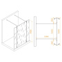 Душевая перегородка RGW WA-052W (WA-016W+2Z-071W), 351005203-15