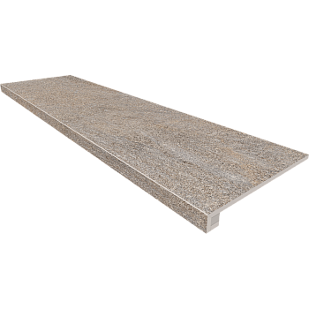 Комплект (Ступень TN03 (33x120) непол. (прямоугол. бортик) без насечек + Подступенок (14,5x120))