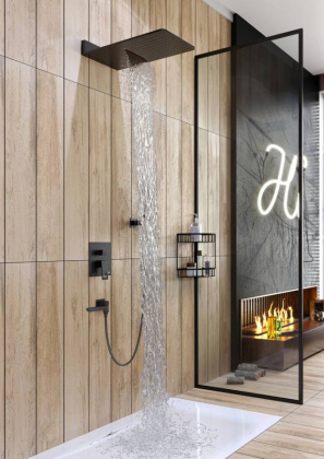 Душевая система Timo Briana SX-7119/03SM скрытого монтажа, черная матовая Душевая система Timo Briana SX-7119/03SM скрытого монтажа, черная матовая