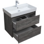 Тумба под раковину Aquanet Nova Lite 75 дуб серый (2 ящика)