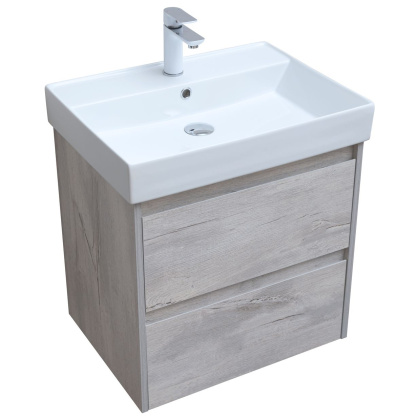 Тумба под раковину Aquanet Nova Lite 60 дуб белый (2 ящика) Тумба под раковину Aquanet Nova Lite 60 дуб белый (2 ящика)