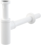 Сифон для умывальника DN32 DESIGN круглый, белый-гланец