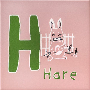 Декор OS\A236\5184 Зоопарк H розовый (20см*20см*6,9мм) (10шт/0,4м2) , шт