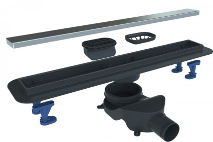 BB-LD-LUCE-70-NERO Душевой лоток BELBAGNO LUCE 70 см Исполнение: Черный матовый 