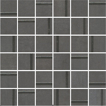 Декор Гварди 1 мозаичный антрацит матовый обрезной 30x30x0,9 Декор Гварди 1 мозаичный антрацит матовый обрезной 30x30x0,9