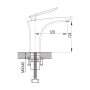 Смеситель для раковины латунь R2701