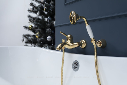 Смеситель для ванны с душем Paffoni Giorgia GI022GF Смеситель для ванны с душем Paffoni Giorgia GI022GF