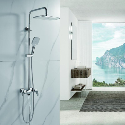 Душевая стойка со смесителем Shevanik S41 S4136