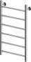 Полотенцесушитель водяной Aquanet Mauro 800x500 хром
