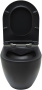 Чаша подвесного унитаза Allen Brau Reality 4.32006.31 черный матовый Чаша подвесного унитаза Allen Brau Reality 4.32006.31 черный матовый