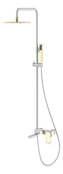 Стойка для душа Q WhiteGold_Комплект