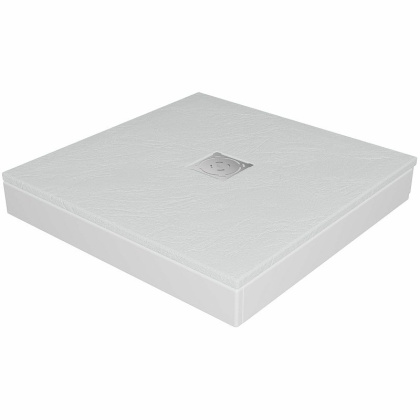 Душевой поддон квадратный RGW ST-W Белый (Комплект)  800x800