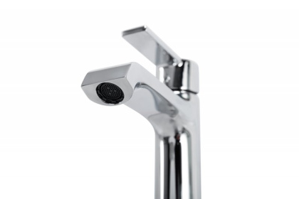 AURORA Смеситель для раковины без донного клапана, хром AURORA-LVM-CRM-W0