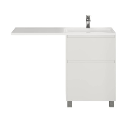 Тумба с раковиной напольная Creto Cafor White 120 правосторонняя