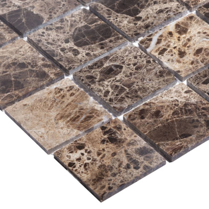 Мозаика, нат. мрамор, DARK EMPERADOR POLISHED 48х48, Classic Мозаика, нат. мрамор, DARK EMPERADOR POLISHED 48х48, Classic