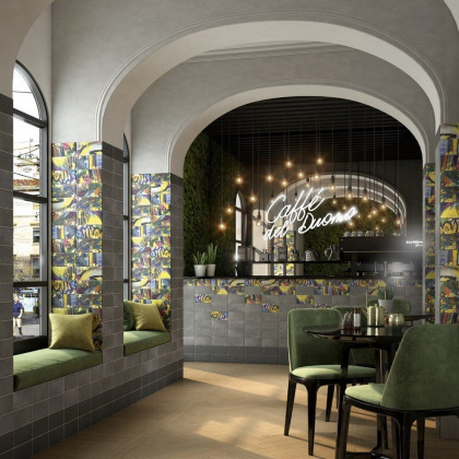 Панно ОS\А58\9х\19060 Граффити,панно из 9-х частей 20*89.1*8 (уп\4 комплекта), шт