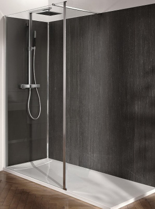 Душевая перегородка Jacob Delafon Contra E22WP40-GA стекло прозрачное профиль хром, шт