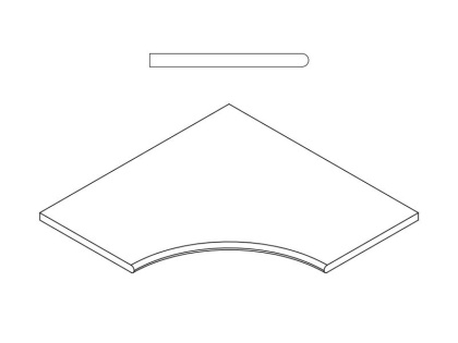 Дезерт Борт.60X60 Угл.Закр.30