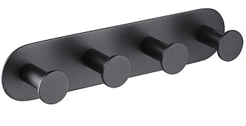 Вешалка Timo Saona Black 13015/03 четыре крючка