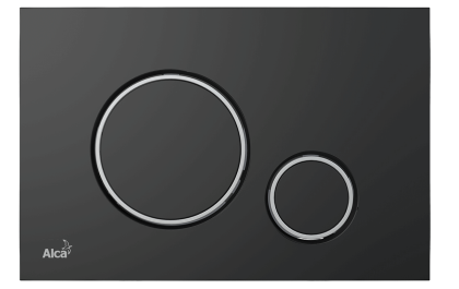 Кнопка управления для скрытых систем инсталляции, черный-мат/ хром-глянец Кнопка управления для скрытых систем инсталляции, черный-мат/ хром-глянец