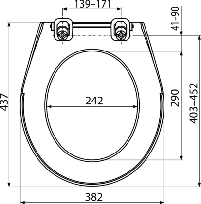 Сиденье для унитаза Antibacterial A60 AlcaPlast Сиденье для унитаза Antibacterial A60 AlcaPlast