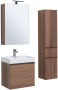 Зеркало-шкаф Aquanet Нью-Йорк 60 орех
