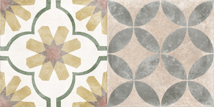 Плитка настенная Atlas бежевый микс 08-00-11-2457 20х40 (15шт/1,2м2),м2