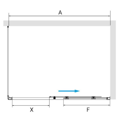 Душевой уголок RGW PA-177-1B (RGW PA-017B + Z-060-2B) 1800x1000
