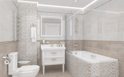 Гран-Виа бежевый светлый лаппатированный обрезной 60x60x0,9