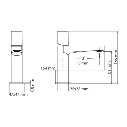 Naab 8603 Смеситель для раковины Wasserkraft Naab 8603 Смеситель для раковины Wasserkraft