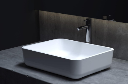 Раковина Salini GLORIA 309 1102209MRH S-Stone покраска по RAL снаружи, накладная, матовая