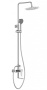 ANCONA Душевая стойка со смесителем для ванны, верхним и ручным душем, хром ANCONA-VSCM-CRM. Диаметр верхнего душа 25 см.