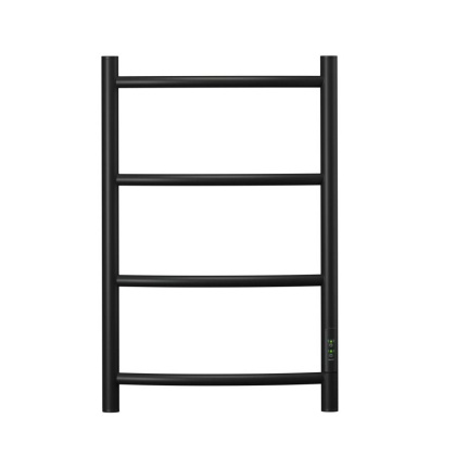 Полотенцесушитель электрический Point Афина PN04846B П4 400x600 диммер справа, черный Полотенцесушитель электрический Point Афина PN04846B П4 400x600 диммер справа, черный