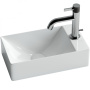 Умывальник подвесной прямоугольный (отверстие под смеситель R) Element 375*215*100мм