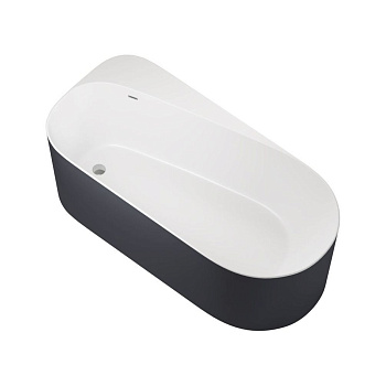 Акриловая ванна Allen Brau Priority 170x80 2.31001.21/AM белый матовый (панель антрацит), шт