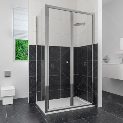 Душевой уголок RGW CL-41, 040941757-11, 75 x 70 х 185 см, дверь складная, стекло прозрачное, хром