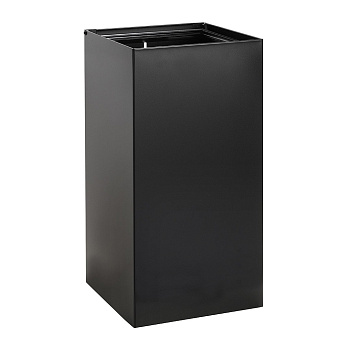 Контейнер для мусора настенный, 25 л, черный