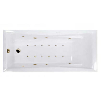 Ванна EXCELLENT Palace 180x80 "RELAX" (бронза)