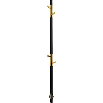 Полотенцесушитель электрический Vincea VTD-1DB1E 15х140, черный/золото, таймер Полотенцесушитель электрический Vincea VTD-1DB1E 15х140, черный/золото, таймер