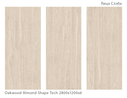 Керамогранит OAKWOOD ALMOND SHAPE TECH 2800х1200х6мм