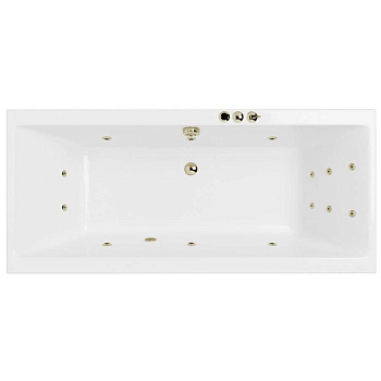 Ванна EXCELLENT Pryzmat Slim 180x80 "SMART" (бронза)