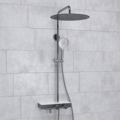 A113.117.127.CH Thermo Душевой комплект с термостатическим смесителем