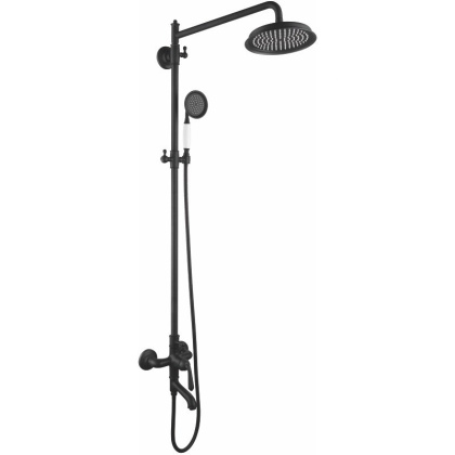 Душевая система латунь черный R0236H