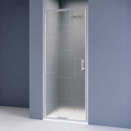 Душевая дверь 100*195 RGW SV-05 Хром/Matt Smart Line/8 мм (Easy)