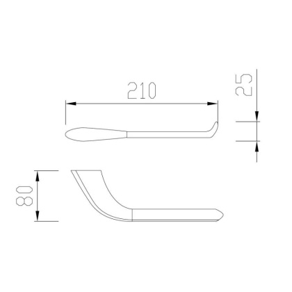 Бумагодержатель ABBER Nord AA1531 хром