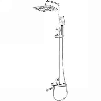 ACQUA Душевая стойка со смесителем для ванны, верхним и ручным душем, хром ACQUA-VSCM-CRM