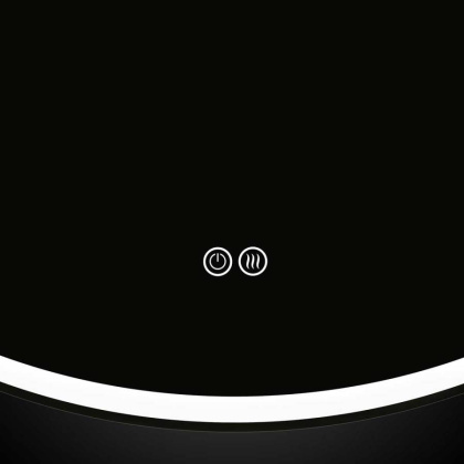 Зеркало LED VLM-3DE700-2 700x700 c сенсорным выключателем и диммером, антизапотевание Зеркало LED VLM-3DE700-2 700x700 c сенсорным выключателем и диммером, антизапотевание